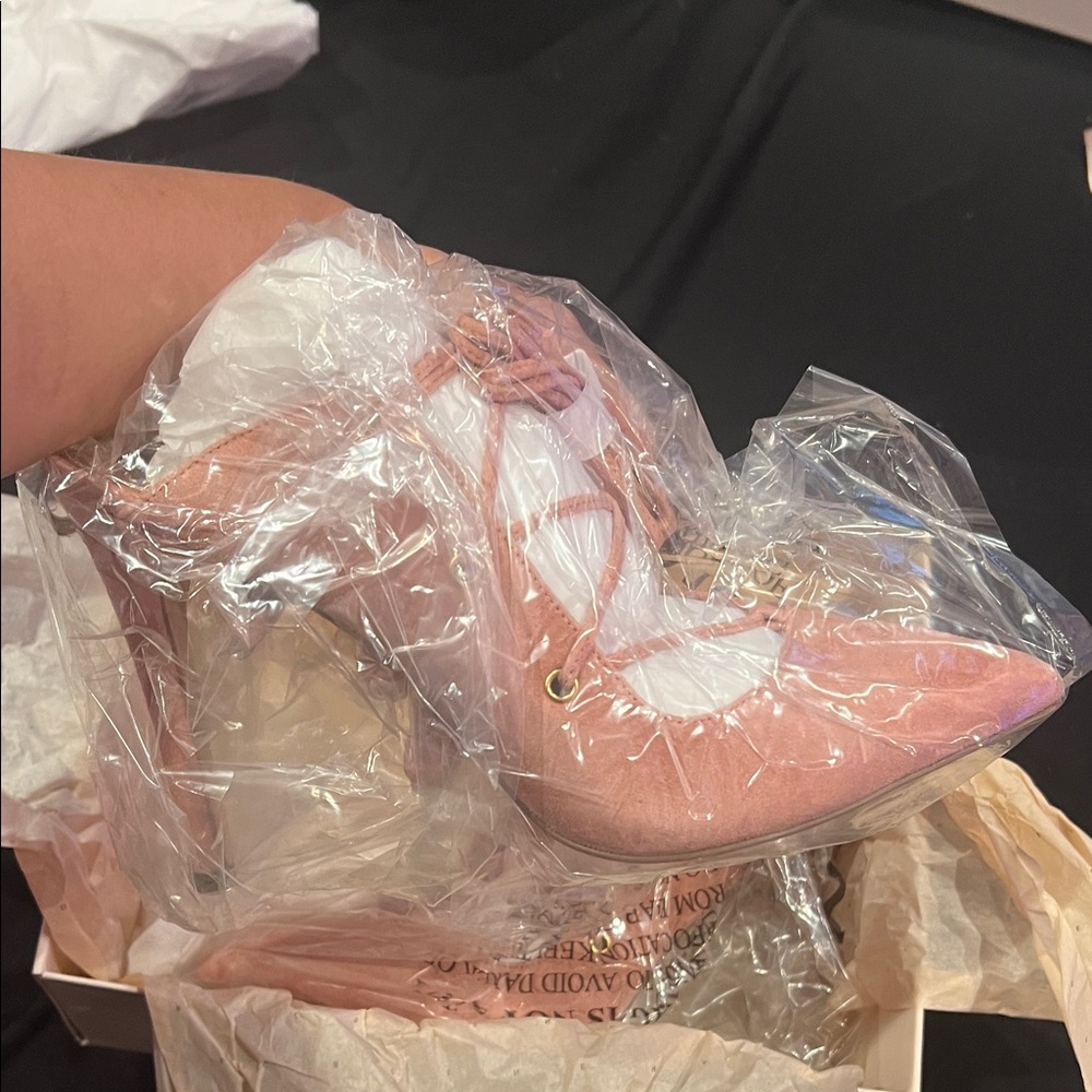 BCBGeneration Blush Pink Heels